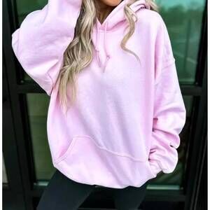 NEW BIRDIE graphic hoodie in pink